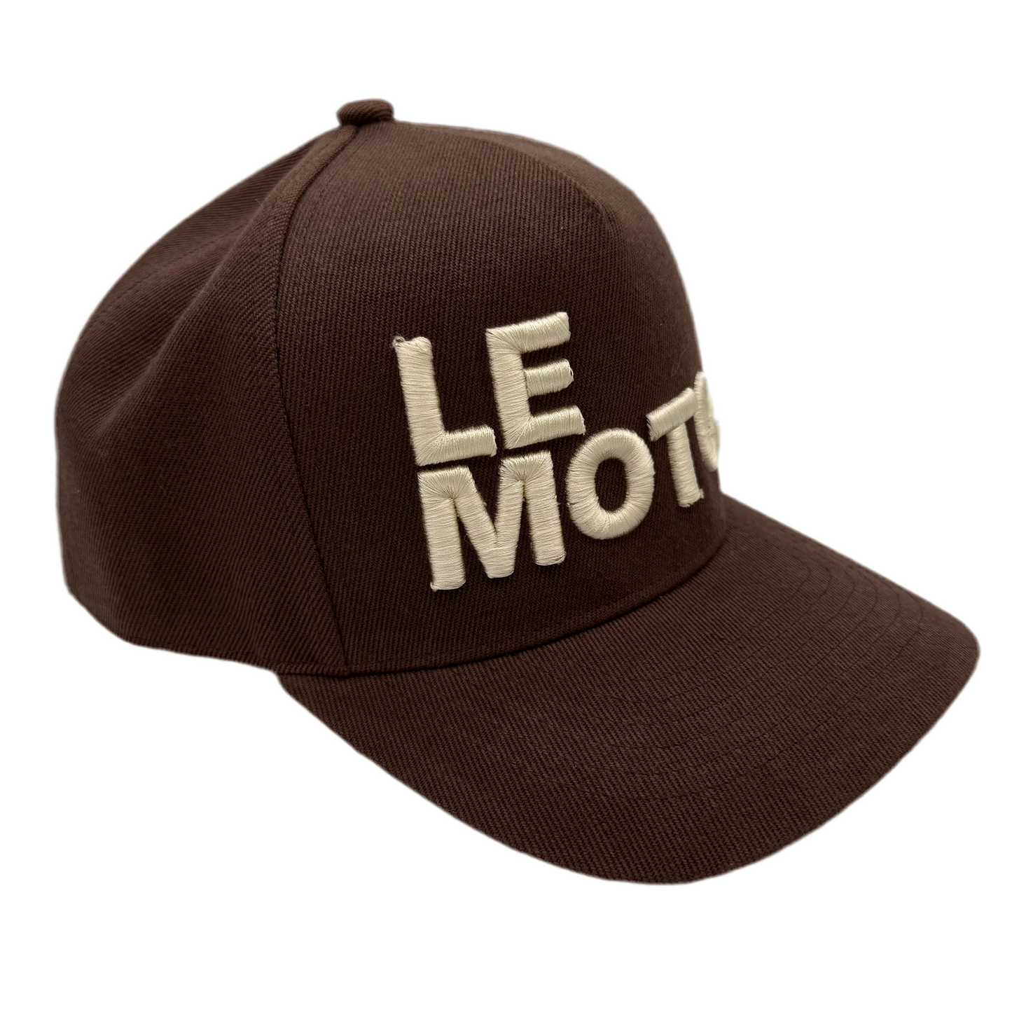 Le Moto x PPSC Trucker Hat in Brown/Cream