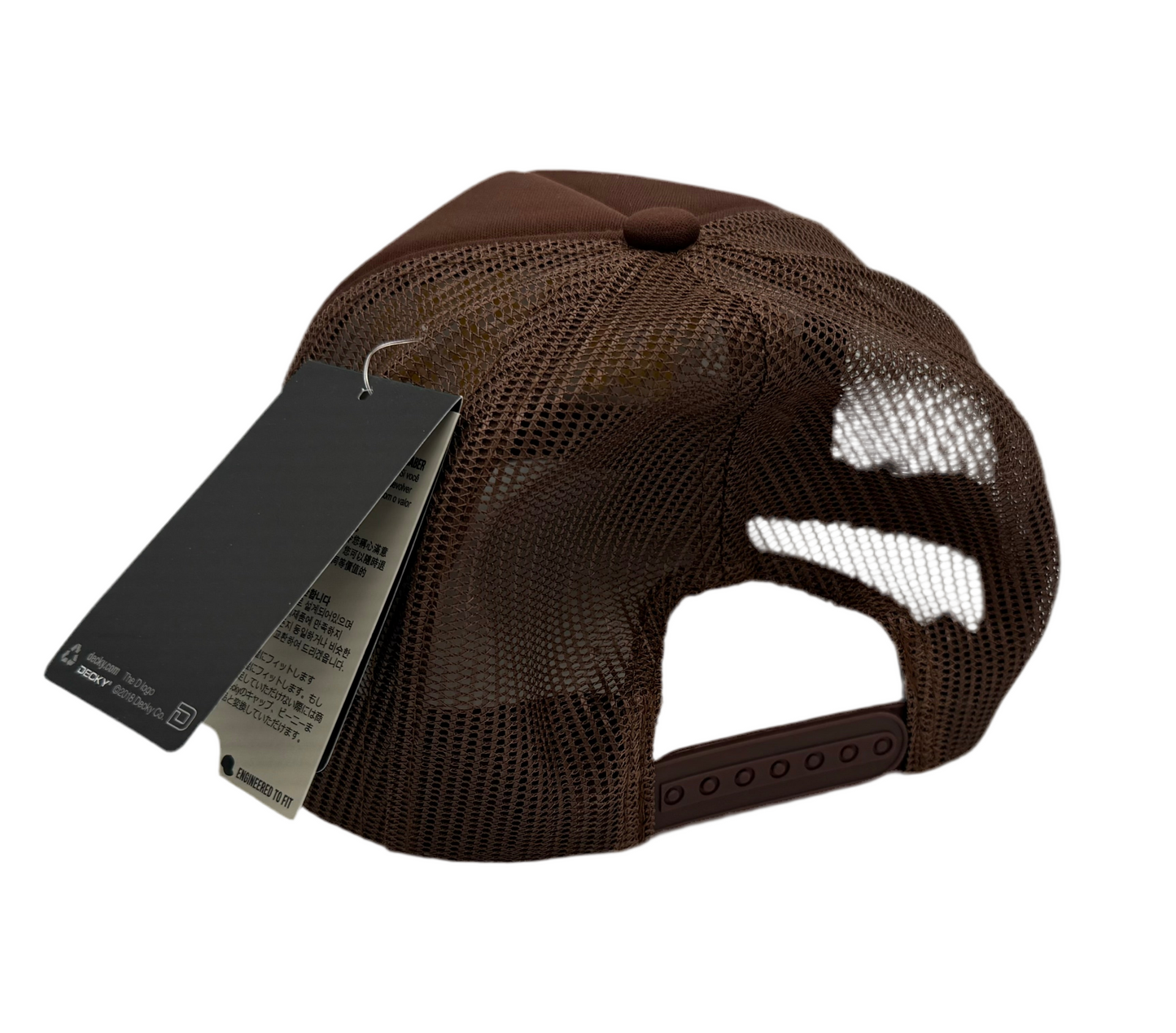 SERIOUS STUDIO “ALOHA MOTO” TRUCKER HAT - BROWN