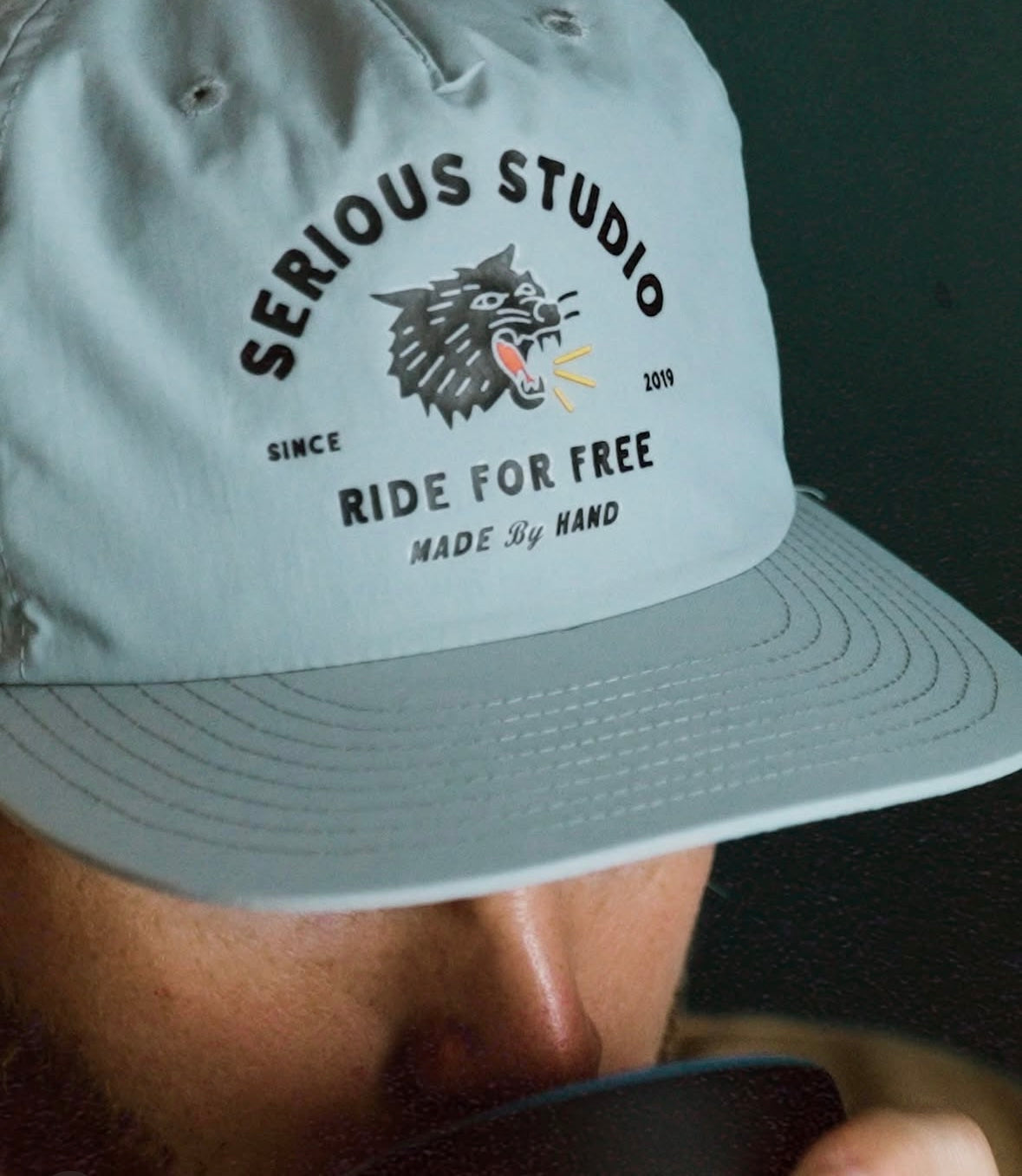 SERIOUS STUDIO WATERPROOF WOLF HAT - GRAY