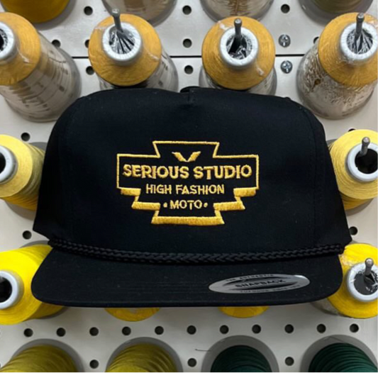 SERIOUS STUDIO HIGH FASHION SNAPBACK HAT