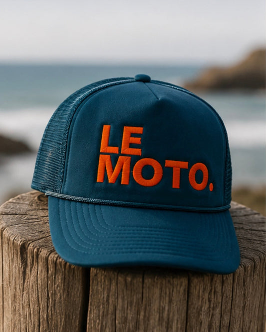 Le Moto x PPSC Foam Trucker Hat Green/Orange