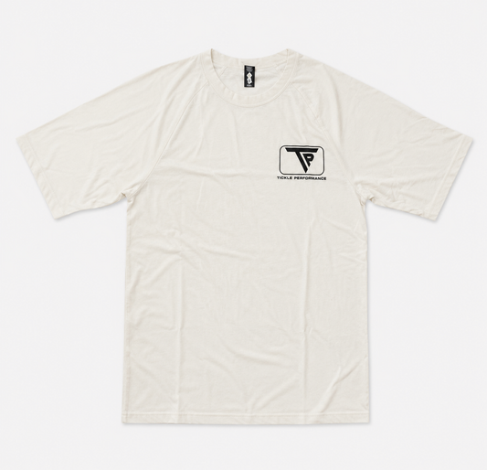 TICKLE PERFORMANCE ATHLETIC BLEND TEE - CREAM