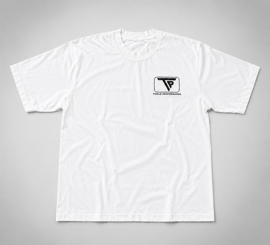 TICKLE PERFORMANCE DURABLE TEE - WHITE